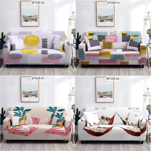 Geometric stripe printing living room furniture furniture living room sectional sofa armchair cover sofa cover sectional sofa