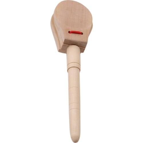 Musical Instrument Toys Kindergarten Wooden Spain Style Rhythm Stick Castanets Teaching Learning Education Traditional Kids Toys