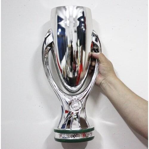 Hot sale European Club 1:1 The Super Cup trophy The Champions trophy cup nice gift for Soccer Souvenirs Award