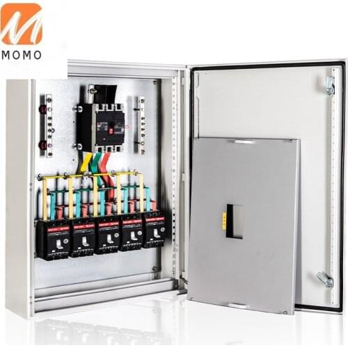 Outdoor waterproof metal steel assembly mcb main switch electrical panel power distribution board