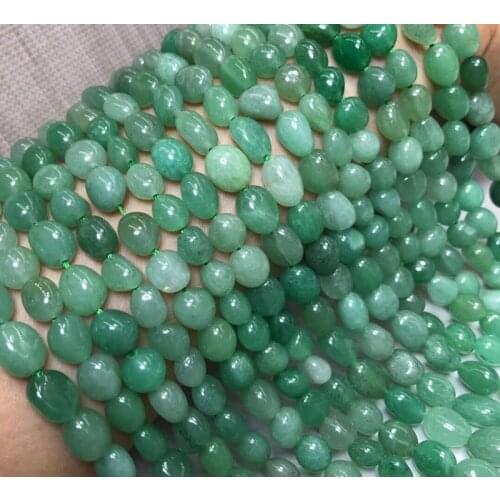 Natural green aventurine Stone irregular Beads 6-8mm Loose Perle for jewelry making bracelet necklace needlework