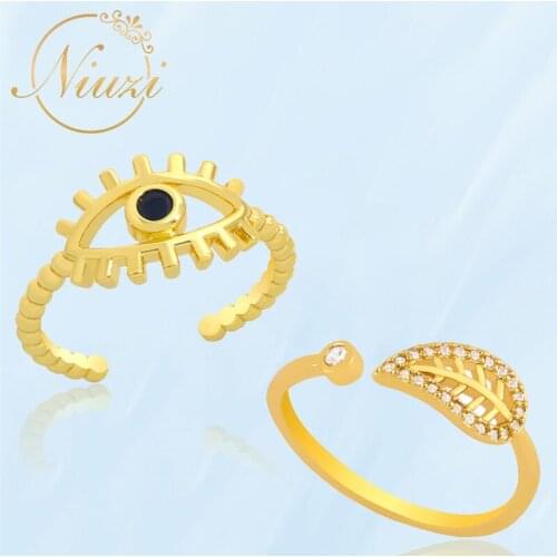 Niuzi Women's Gold Rings