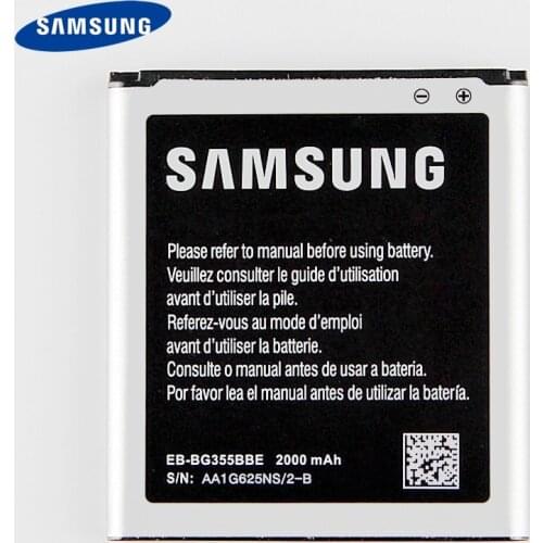 Original Samsung Battery EB-BG355BBE For Samsung GALAXY Core 2 G355H SM-G3556D G355 G3559 G3558 G3556D NFC 2000mAh