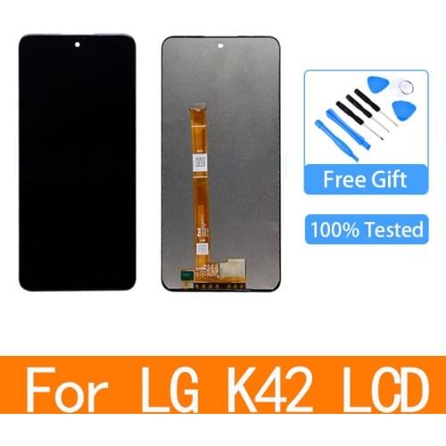 6.6" Original LCD For LG K42 K52 K62 LCD Display Touch Screen Digitizer Assembly Replacement Parts