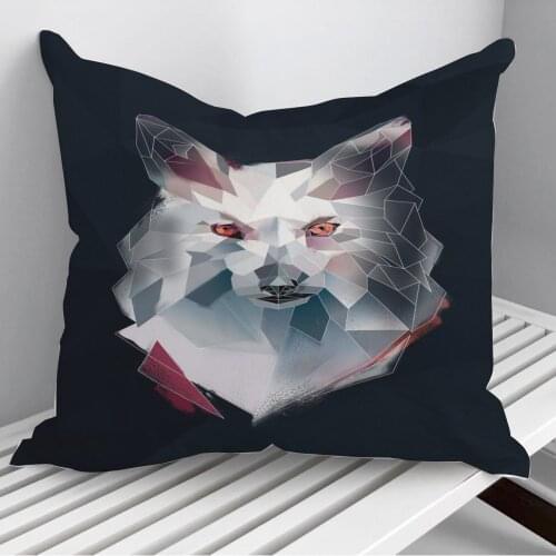 Arctic Fox Throw Pillows Cushion Cover On Sofa Home Decor 45*45cm 40*40cm Gift Pillowcase Cojines Dropshipping