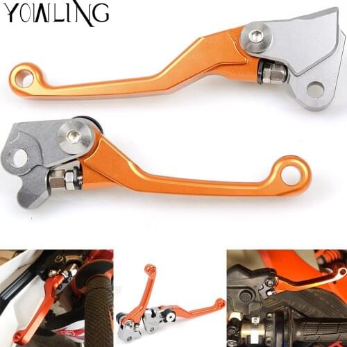 Motocross CNC Pivot Foldable Clutch Brake Lever For SX125 SX144 SX65 XC65 XC85 SX150 XC150 200EXC 200XC-W
