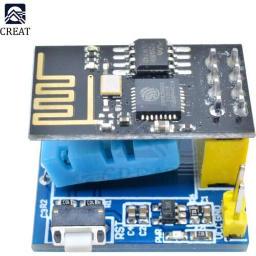 ESP8266 ESP-01 ESP01 Serial Wireless WIFI Module DHT11 Temperature Humidity Sensor Transceiver Receiver For Arduino NodeMCU DIY