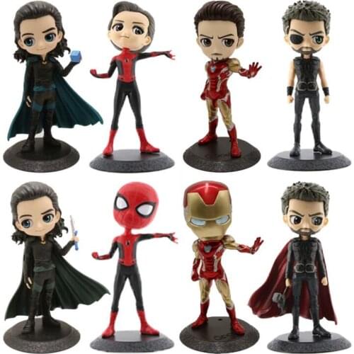 Qposket Loki in Marvels Avengers Cute Big Eyes Ver. Vinyl Dolls Figure Model Toys