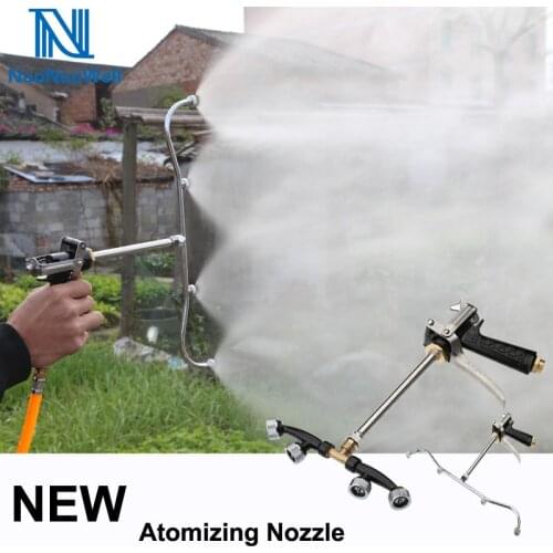 NuoNuoWell Agricultural Fruit Tree Pesticide Sprayer Fan-Shap Fine Atomizing Nozzle Garden High Pressure Irrigation Spraying Kit