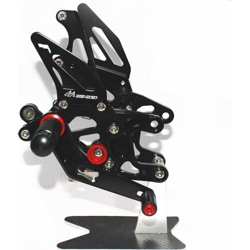 CNC Adjustable Footrests Foot Pegs Rider Rearsets Foot Rest Pedal For Suzuki GSXR1000 K9 2009 2010 2011 2012 2013 2014 2015 2016