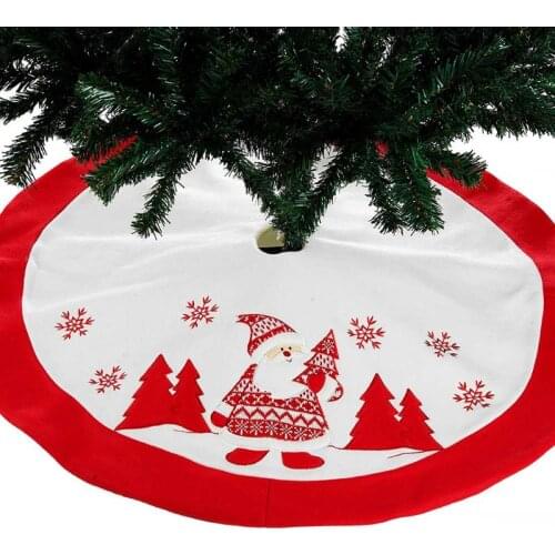 Christmas Tree Skirt Holiday Tree Ornaments Decoration Xmas Tree Mat Cover Home Party Decor