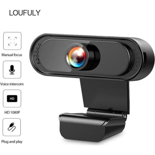 USB Web Camera For Computer Webcam 1080P HD 30FPS Free Drive Live Cameras Video Conference Recording Work
