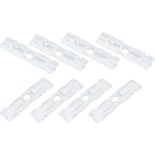 Yetaha 50PCs Car Fasteners Door Moulding Clip Fit for VW Audi Auto Plastic Clips 31*8mm