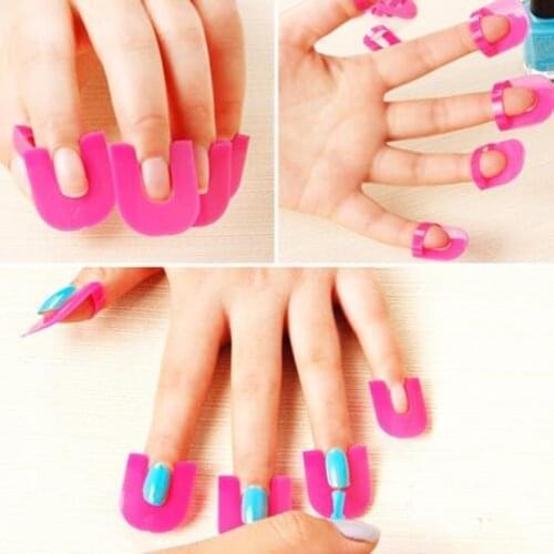 Nail Art Decoration Shield Protector Manicure Finger Cover Polish Guard Case Practical Nail Polish Glue Overflow Preventing Tool