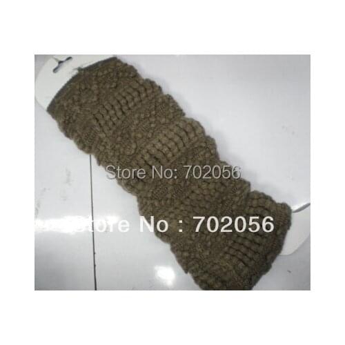 2016 Solid Winter Knit Crochet Boot Covers Women Dance Leg Warmers 24 pairs/lot #3407