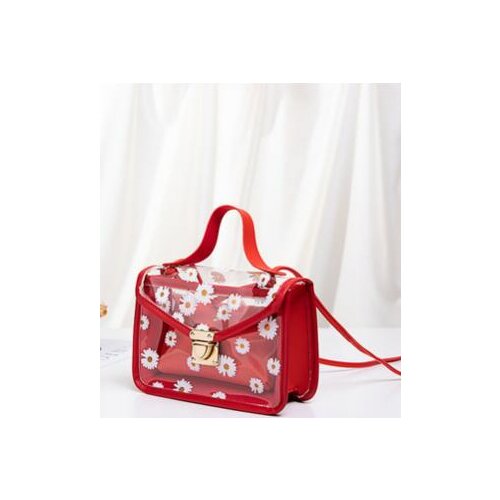 30pcs/lot wholesale woman fashion sheer messenger bag lady casual hasp one shulder bag