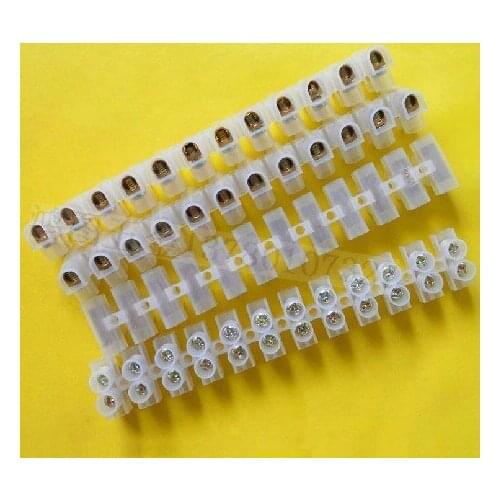 5pcs 12 Position Barrier Terminal Strip Block X3-0512 5A