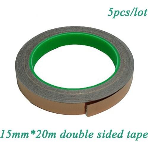 5pcs 15mm*20m Length Conductive Copper Foil Tape Double Sided Conductive Tape