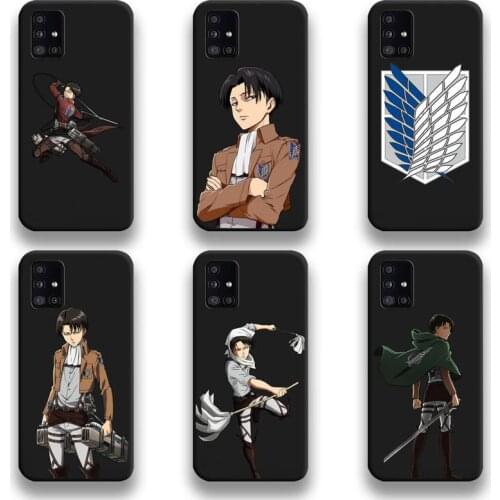 Anime Attack on Titan Phone Case For Samsung Galaxy A21S A01 A11 A31 A81 A10 A20E A30 A40 A50 A70 A80 A71 A51 5G
