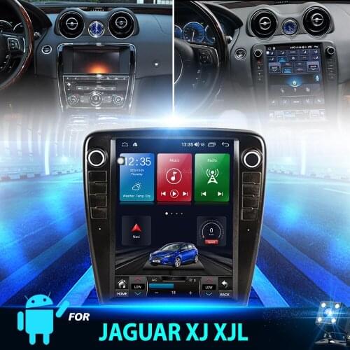 2Din 12.1inch Android 10 Car radio For Jaguar XJ XJL Stereo receiver Multimedia Player GPS Navigation