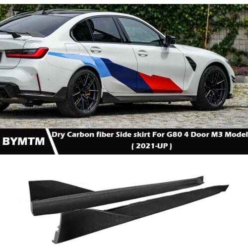 MP Style Dry Carbon fiber Bumper Side skirt For G80 M3 G82 G83 M4