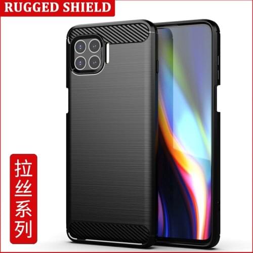 For Moto G 5G Plus Carbon fiber Cover Phone Case Bumper Case Full Protection Shockproof Bumper for Motorola XT2075 XT2075-2