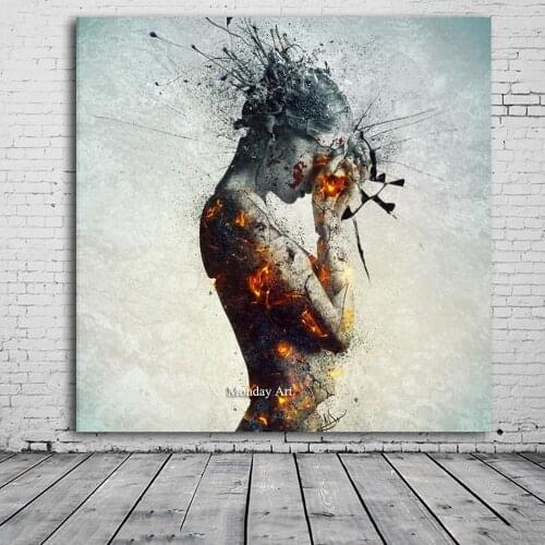 Pure Hand painted topDecorative Wall Painting Sexy Woman Paintings Modern Abstract Oil Painting Canvas Pictures for Living Room