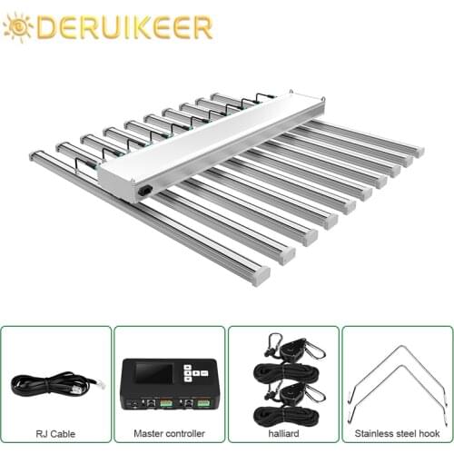 Deruikeer Led Grow Light 10bars 800W Samsung Lm301b Chip Full Spectrum 660nm High Quality For Seed Veg Flower 2021 New