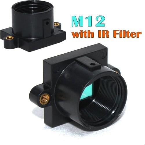 M12 Mount Holder with 650nm IR Filter For M12 Lens Support 20mm Hole Distance PCB Board Module or Security CCTV Camera