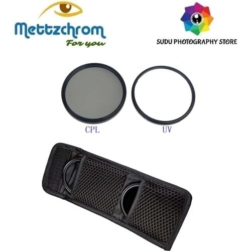 UV - CPL Filter Kit with filter Case 49mm 52mm 55mm 58mm 62mm 67mm 72mm 77mm UV CPL Filter kit