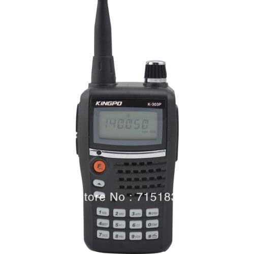 2013 New Kingpo K-303P 10km walkie talkie VHF 136-174MHz 5W 99CH FM Portable Two-way Radio Handheld Transceiver