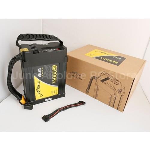 NEW TATTU 16000mah 15C 44.4V 12S 1P intelligent battery lipo battery with AS150U plug for UAV