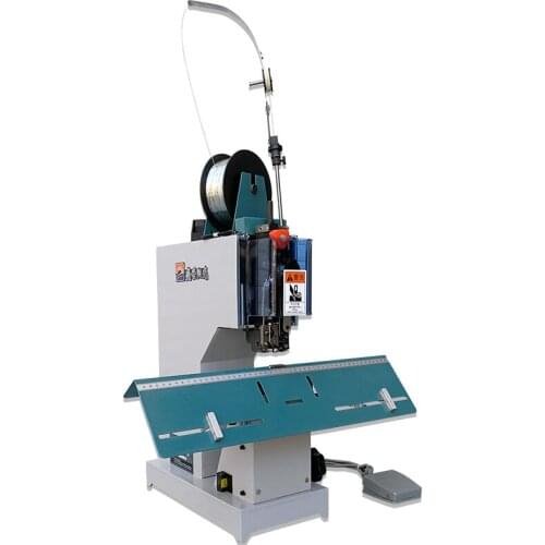 Single And Double Head Iron Wire Saddle Electric Iron Wire Binding Machine Saddle Flat Nail High Speed Stapler Folding Machine