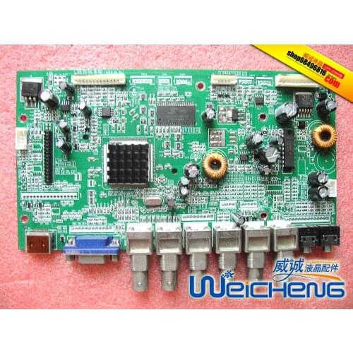 Original Universal Monitor Driver Board STK16-GK-2.4-V2.6 Mainboard 6-Way BNC HDMI Audio Input