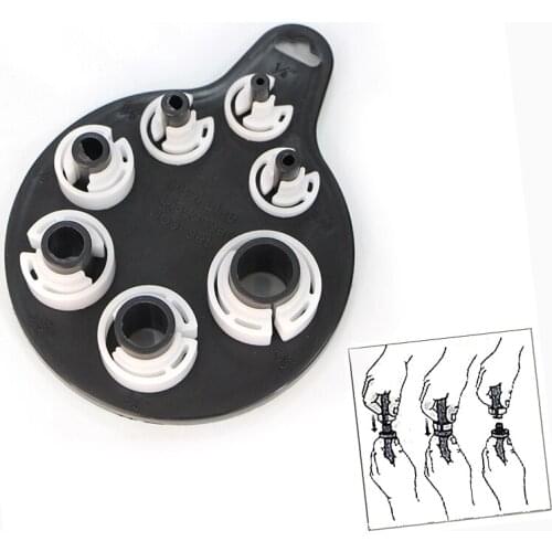 Fit For GM/Ford/Chrysler Spring Lock and Fuel Line Disconnect disassemble Tool Set For Car Auto A/C Air Conditioning 6 Sizes