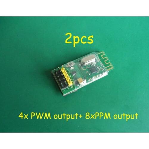 2Pcs FS i6 FLYSKY Receiver Simultaneous PPM & PWM Signal Output FS AFHDS Protocol Receiver for DIY RC Models Airplane/Boat/Quadc