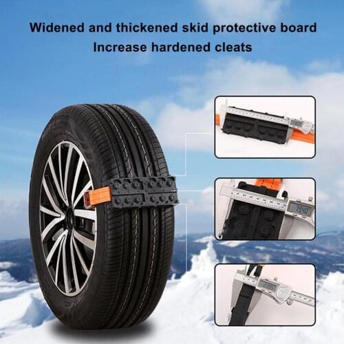 Car Emergency Wheel Tire Snow Anti-skid Emergency Chain for Car Off road Vehicle SUV Winter Safety Driving Skid Protective Chain
