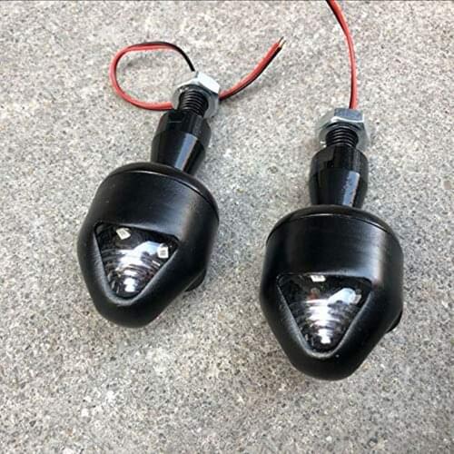 Motorcycle Metal Turn Signals Indicator Light Lamp Amber Blinker For Honda Harley Yamaha Kawasaki Suzuki Cruiser Chopper Dirt