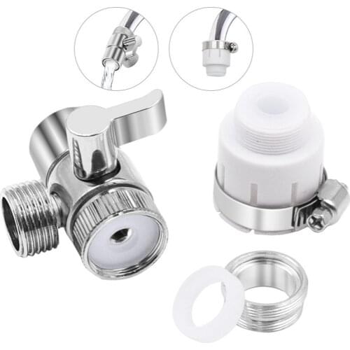 Two function bidet faucet for bathroom bidet bathroom shower sprayer brass T adapter hose holder hook holder easy to install