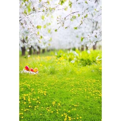 Yellow flower field backgrounds photography vinyl fotografia outdoor photo backdrops for photographer studio funds props S-1236