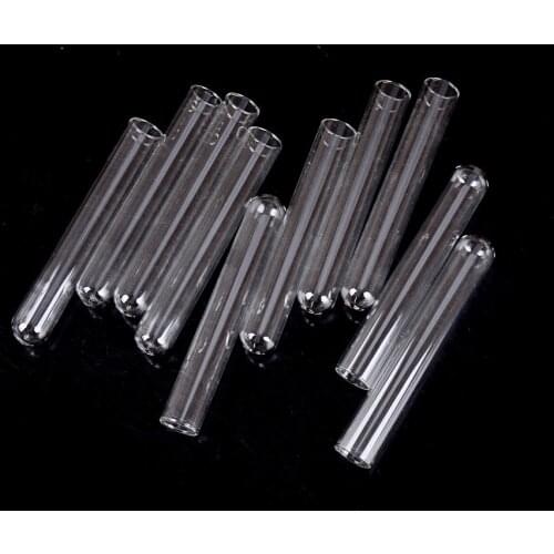 10Pcs/Lot Pyrex Glass Blowing Tubes 100mm 4 Inch Long Thick Wall Test Tube