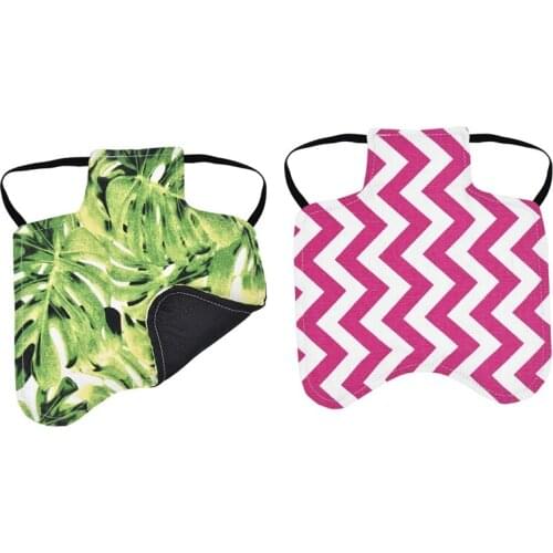 2PCS Adjustable Pet Hen Apron Poultry Hen Saddle Apron Feather Protection Holder Chicken Duck Wings Back Protector