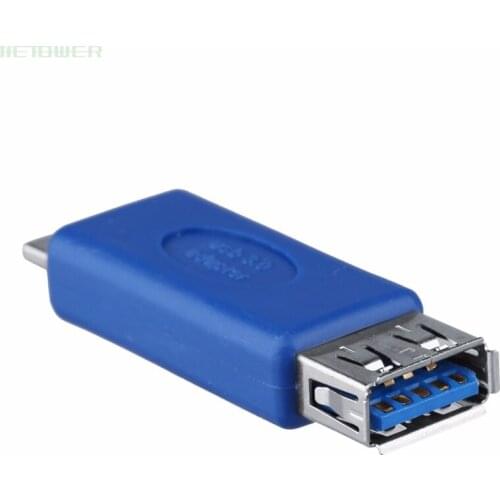 500pcs/lot Blue Standard USB 3.0 USB3.0 Micro B Male To Type A Female MicroB/AF Adapter Convertor with OTG Function Note3 OTG