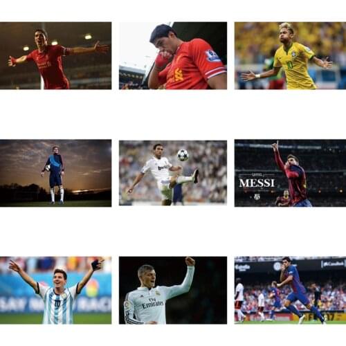 Full Square Round Drill 5d Diamond Painting Cross Stitch Kits Football Star DIY Diamond Mosaic Embroidery Home Decor