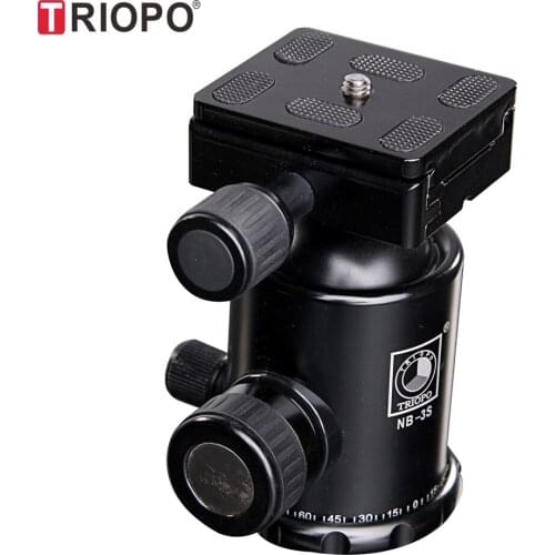 Aluminum 360 Degree Rotating Swivel Mini Tripod Ball Head with 1/4 Screw Thread