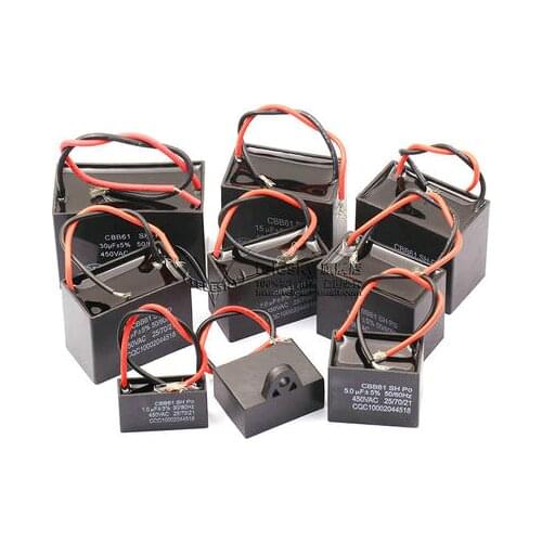 CBB61 1UF 1.2UF 1.5UF 2UF 2.5UF 3UF 3.5UF 4UF 4.5UF starting capacitance AC Fan Capacitor igmopnrq 450V CBB Motor Run Capacitor