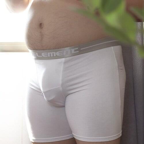 BEARLOOKS Long boxer briefs for men plus size large size shorts Anti Wear Leg Running breathable Fitness Shorts underwear