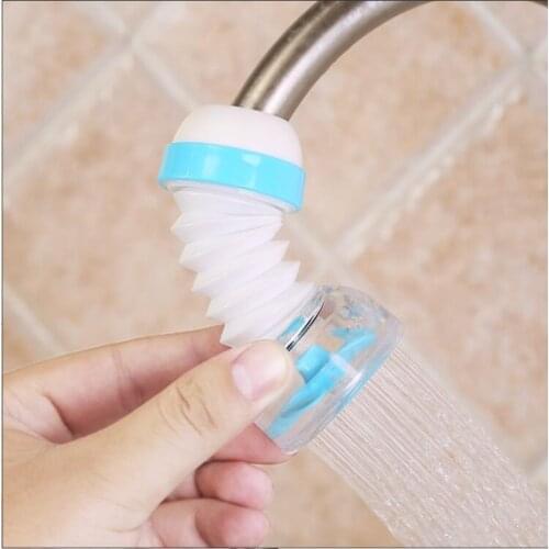 Kitchen Faucet Filter Telescopic Nozzle Tap Water Filter Water Implement Rotation Splash-Proof Shower Purifier