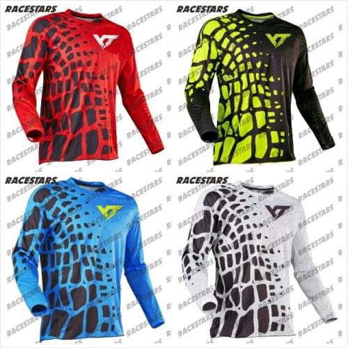 YT Motocross Racing Bike Jerseys Clothing Quick Dry Motorcycle MTB Long Sleeve Mountain Downhill DH Long Sleeve Cycling Wear MX
