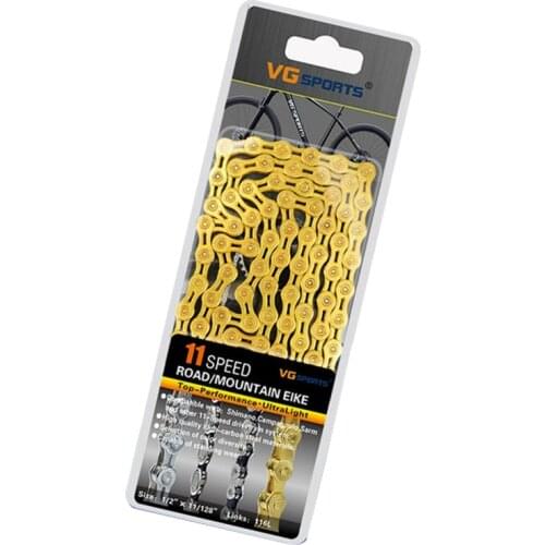 Hot-Vg Sports Ultralight 11 Speed Bicycle Chain Bike Chain 116L Mountain Mtb Road Bike Chains--11S